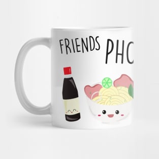 Friends Pho Ever Vietnamese Noodles Asian Punny Kawaii Mug